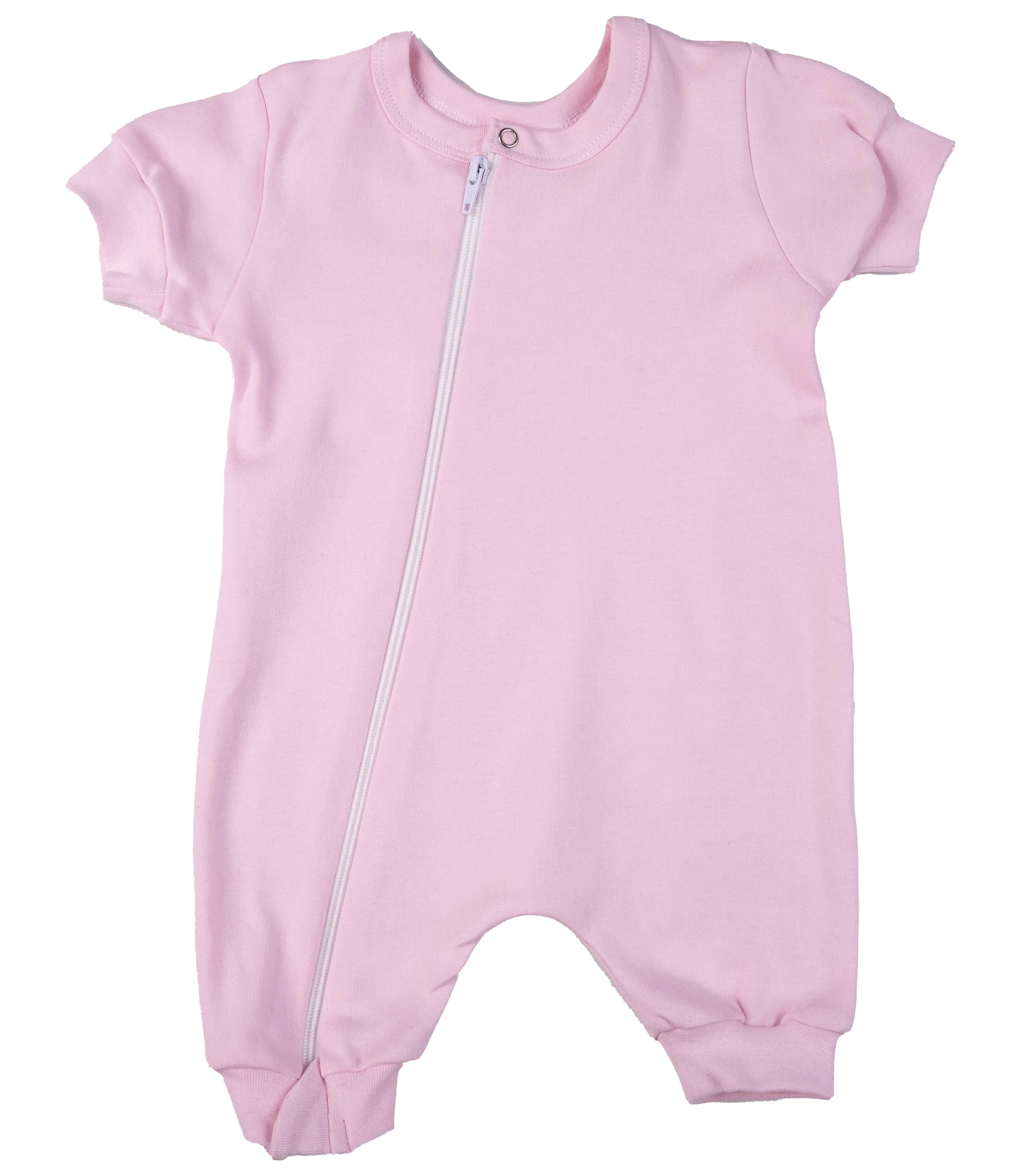 100% Cotton Infant Zip Summer Romper