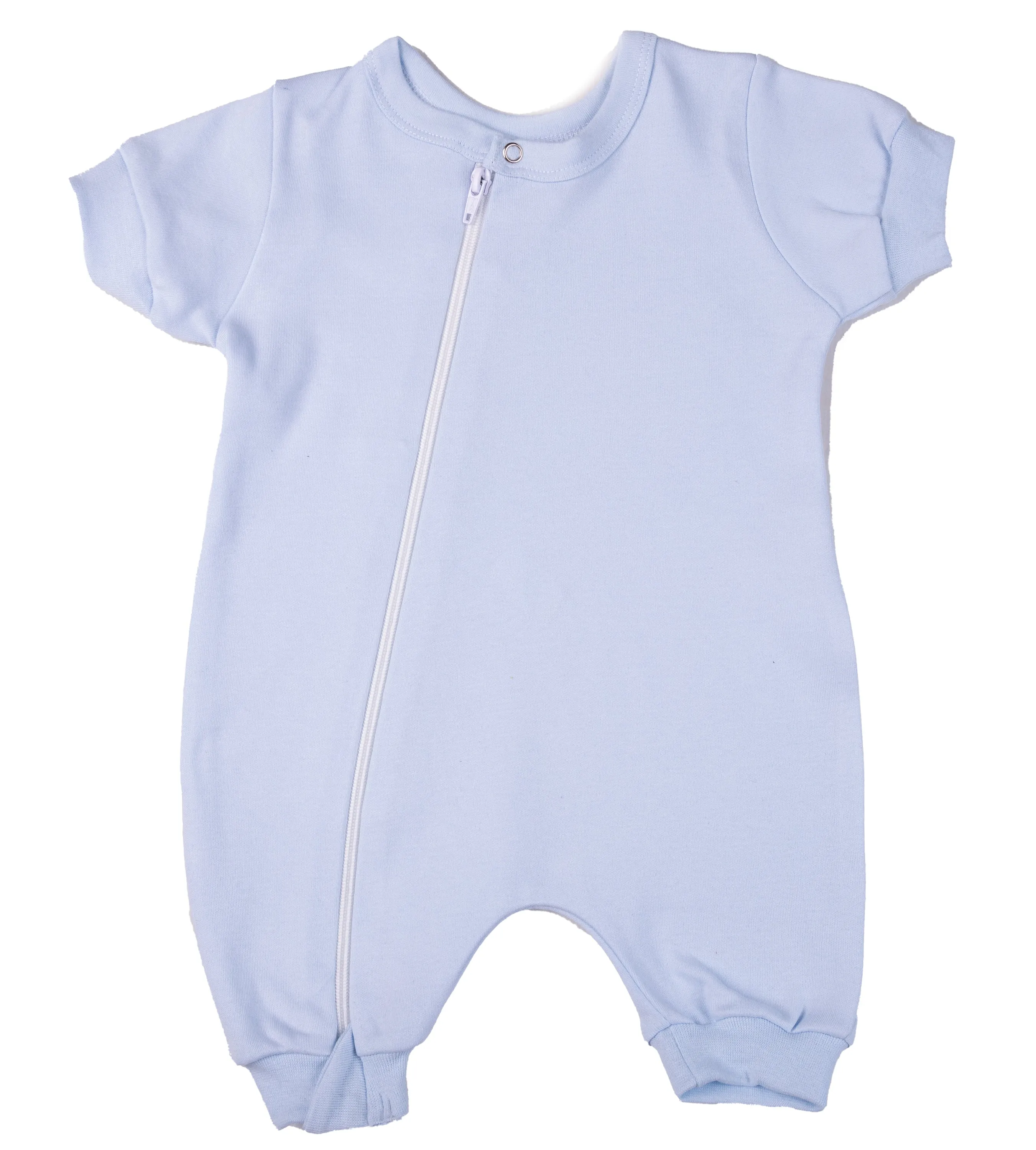 100% Cotton Infant Zip Summer Romper