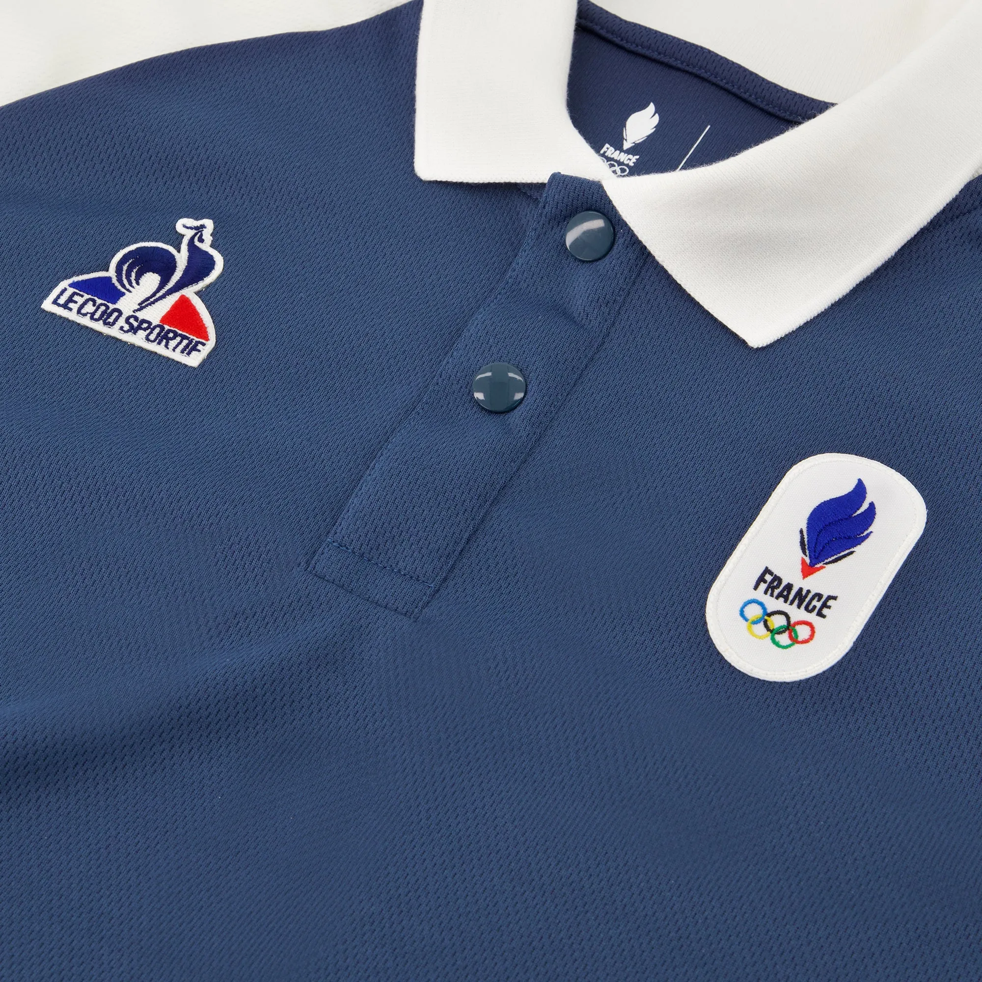 2410372-EFRO 24 Polo SS N°3 M insignia blue/mars | Polo Équipe de France Homme
