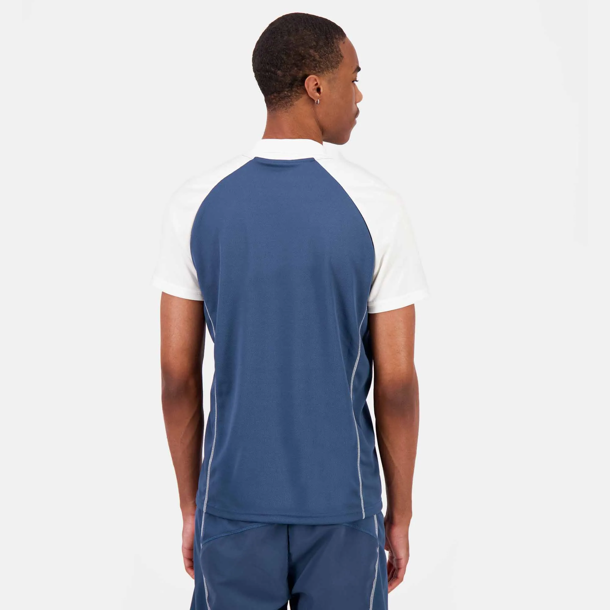 2410372-EFRO 24 Polo SS N°3 M insignia blue/mars | Polo Équipe de France Homme