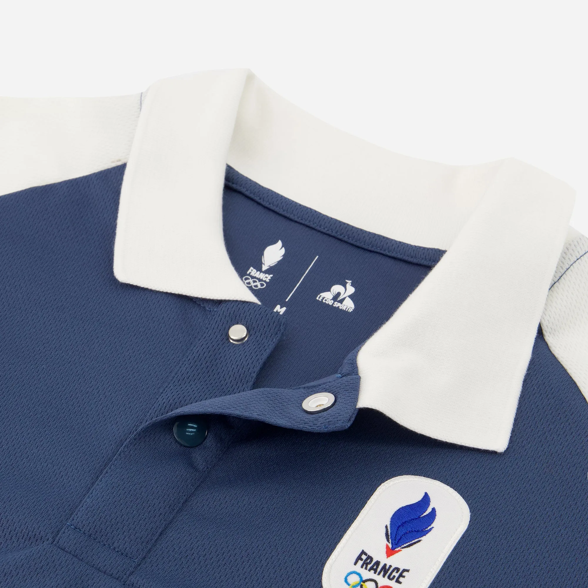 2410372-EFRO 24 Polo SS N°3 M insignia blue/mars | Polo Équipe de France Homme