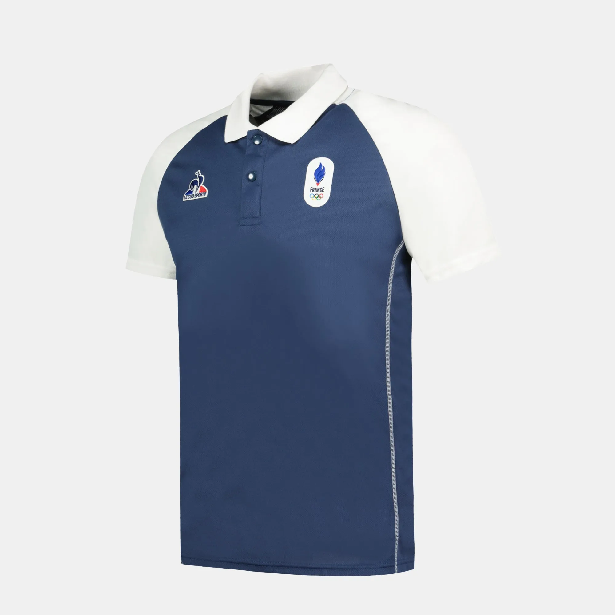 2410372-EFRO 24 Polo SS N°3 M insignia blue/mars | Polo Équipe de France Homme