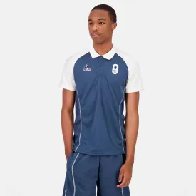 2410372-EFRO 24 Polo SS N°3 M insignia blue/mars | Polo Équipe de France Homme