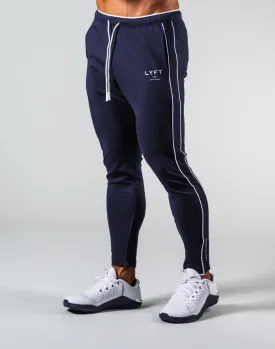 2Way Stretch Piping Pants - Navy