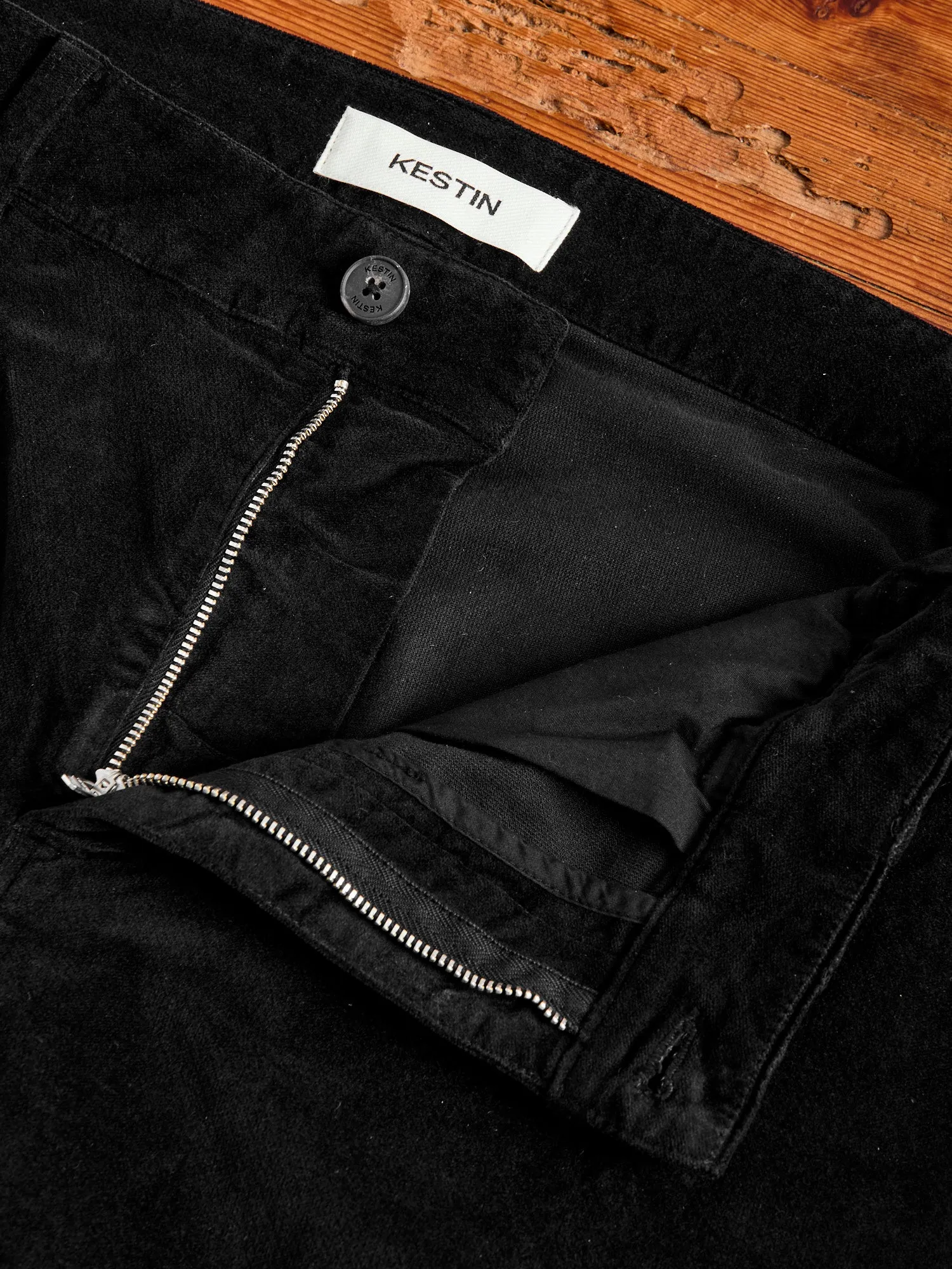 Aberlour Moleskin Pants in Ink Black