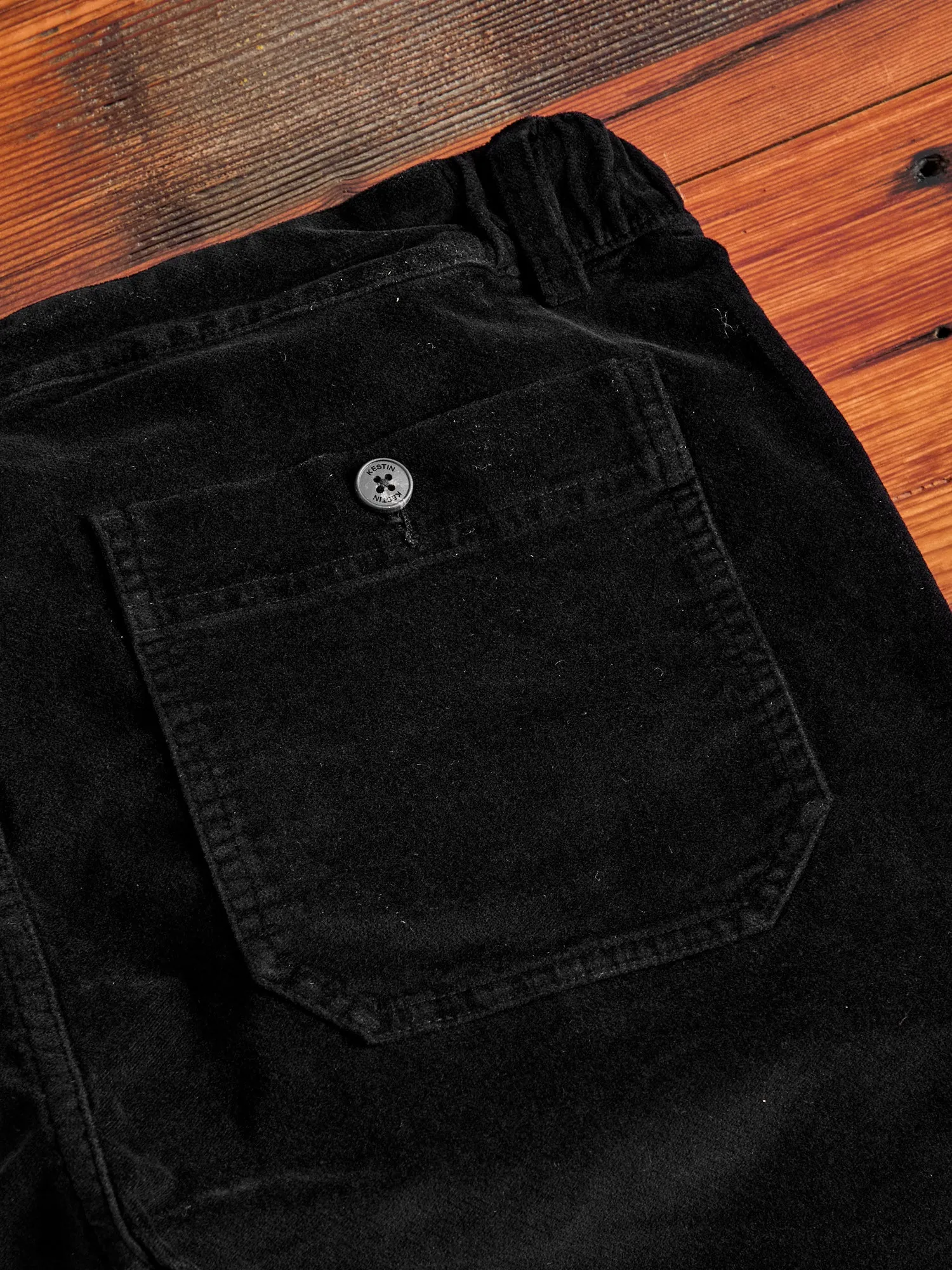 Aberlour Moleskin Pants in Ink Black