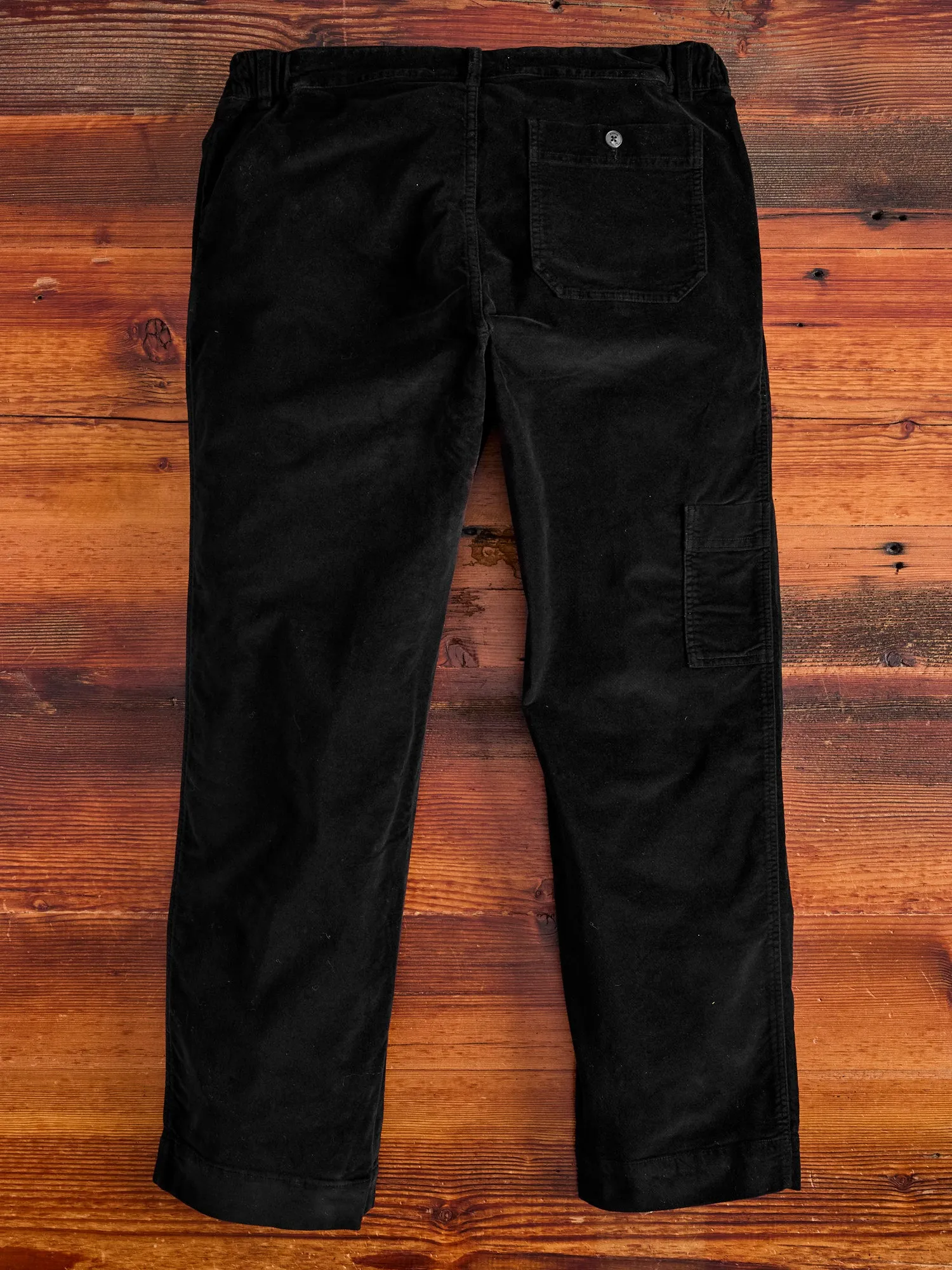 Aberlour Moleskin Pants in Ink Black