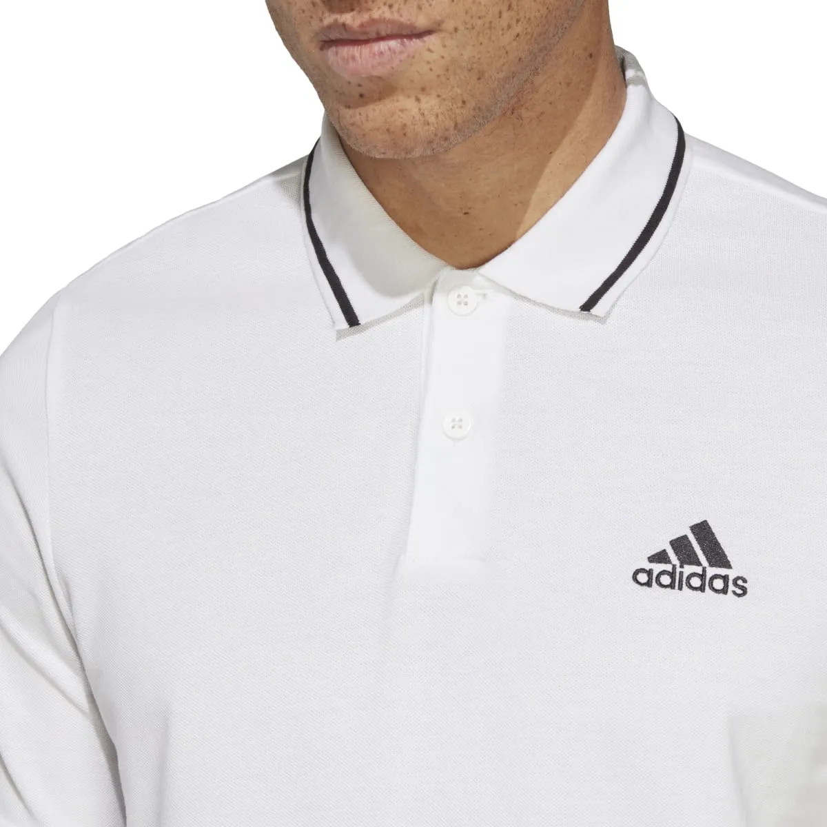 adidas Men's Essentials Piqué Small Logo Polo Shirt (Tall)