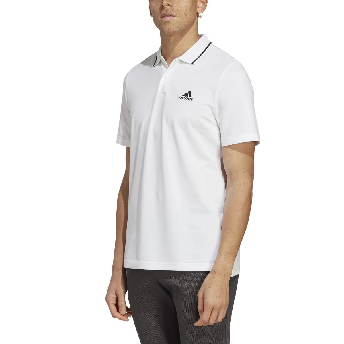 adidas Men's Essentials Piqué Small Logo Polo Shirt (Tall)