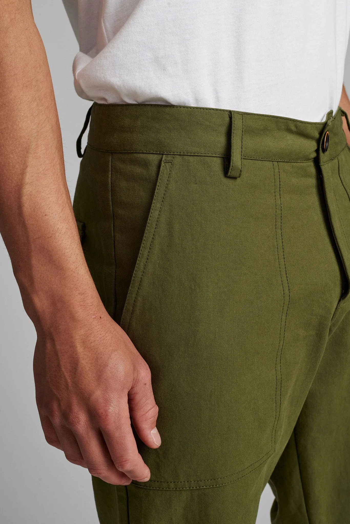 AKJOHN PANTS - Cypress