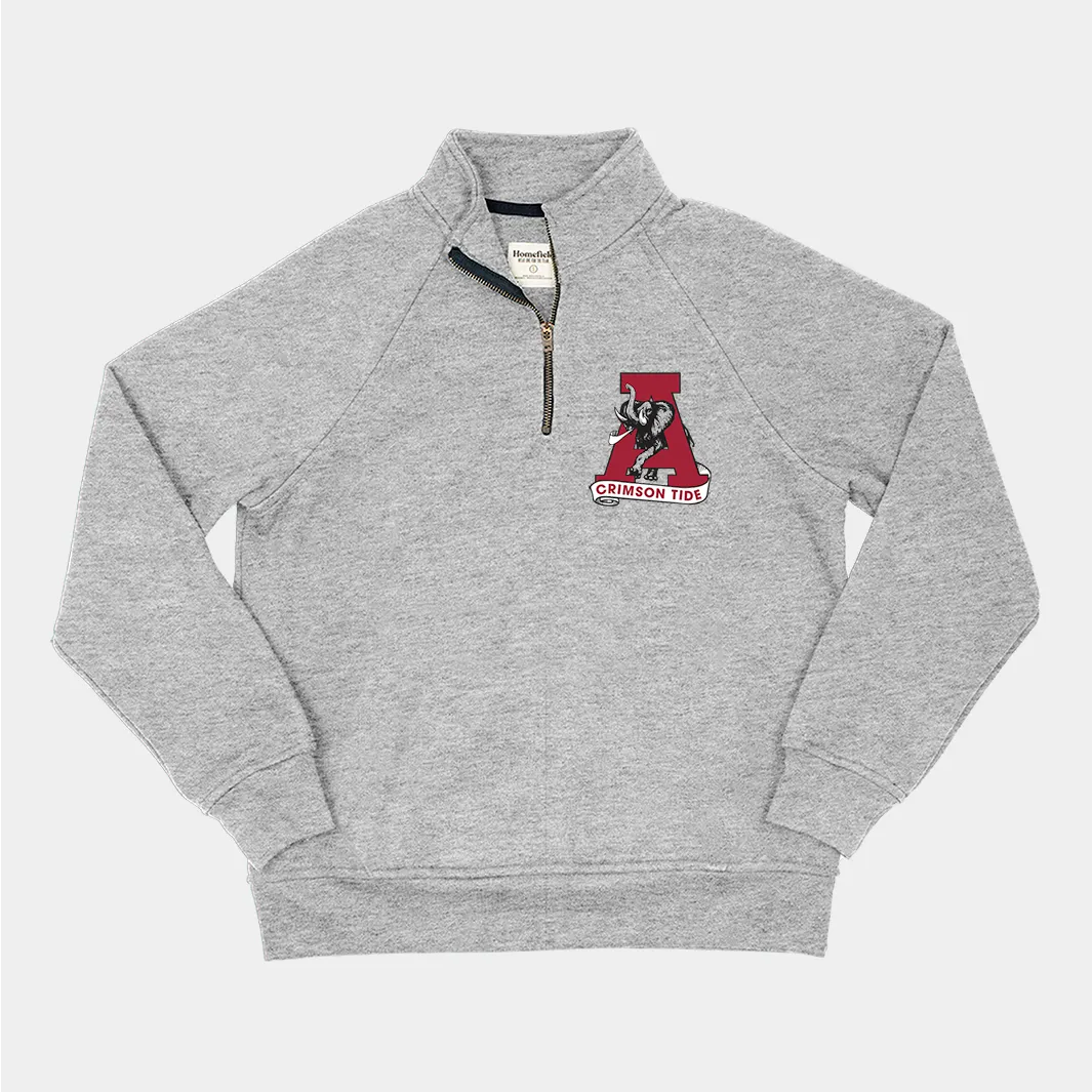 Alabama Vintage Logo Quarter Zip
