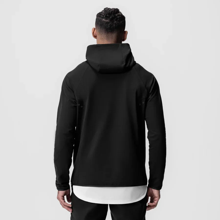 ASRV Performance Fleece Zip Hoodie - Black
