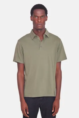 Atlantic SS Pique Polo Olive