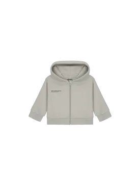 Baby 365 Midweight Zip Up Hoodie—stone