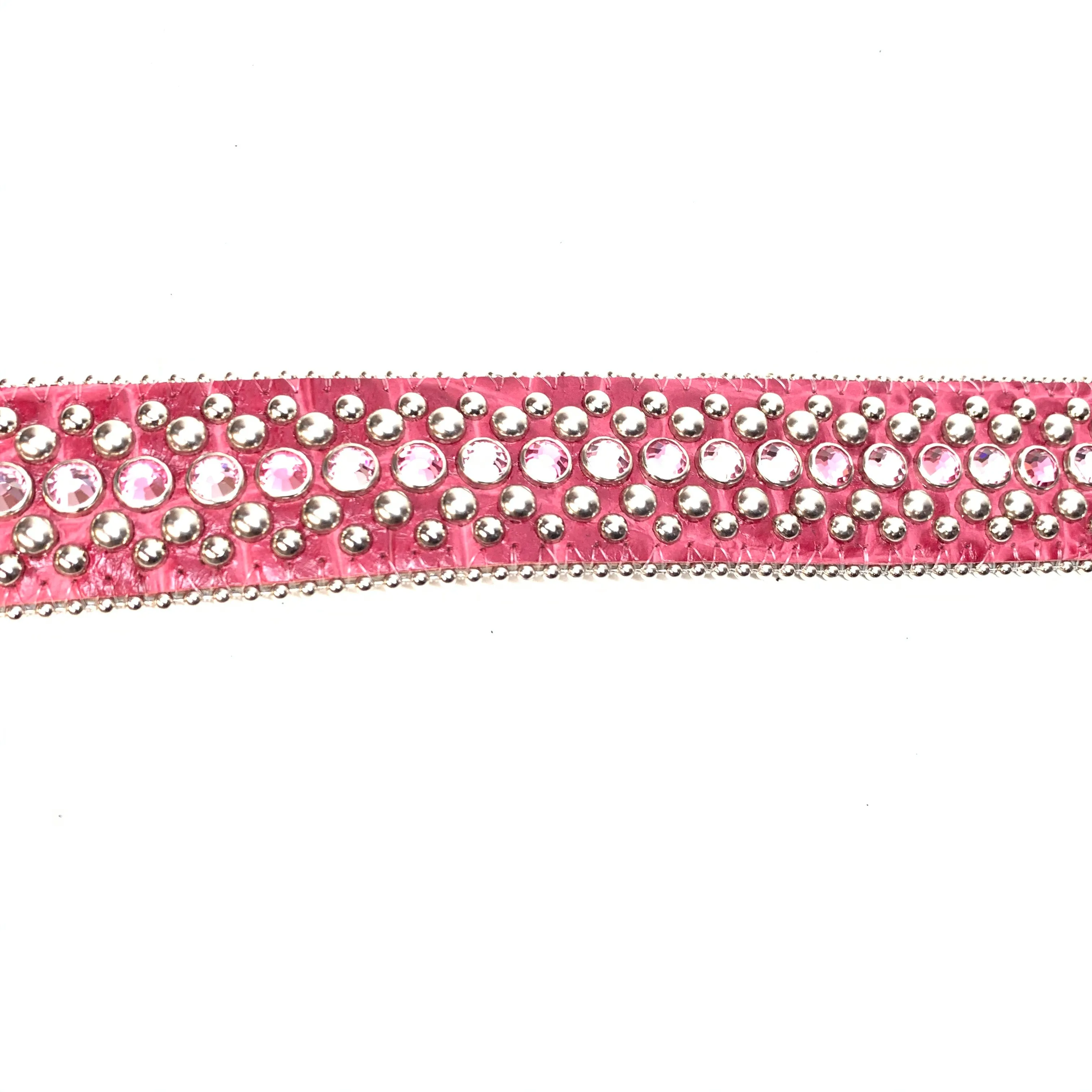b.b. Simon Wine Red Crystal Belt