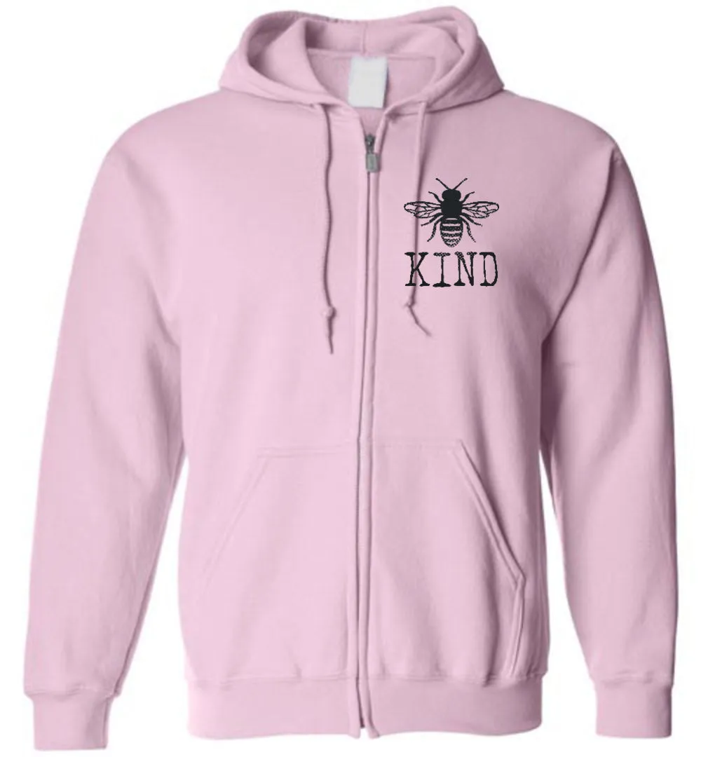 Bee Kind - Zip Hoodie