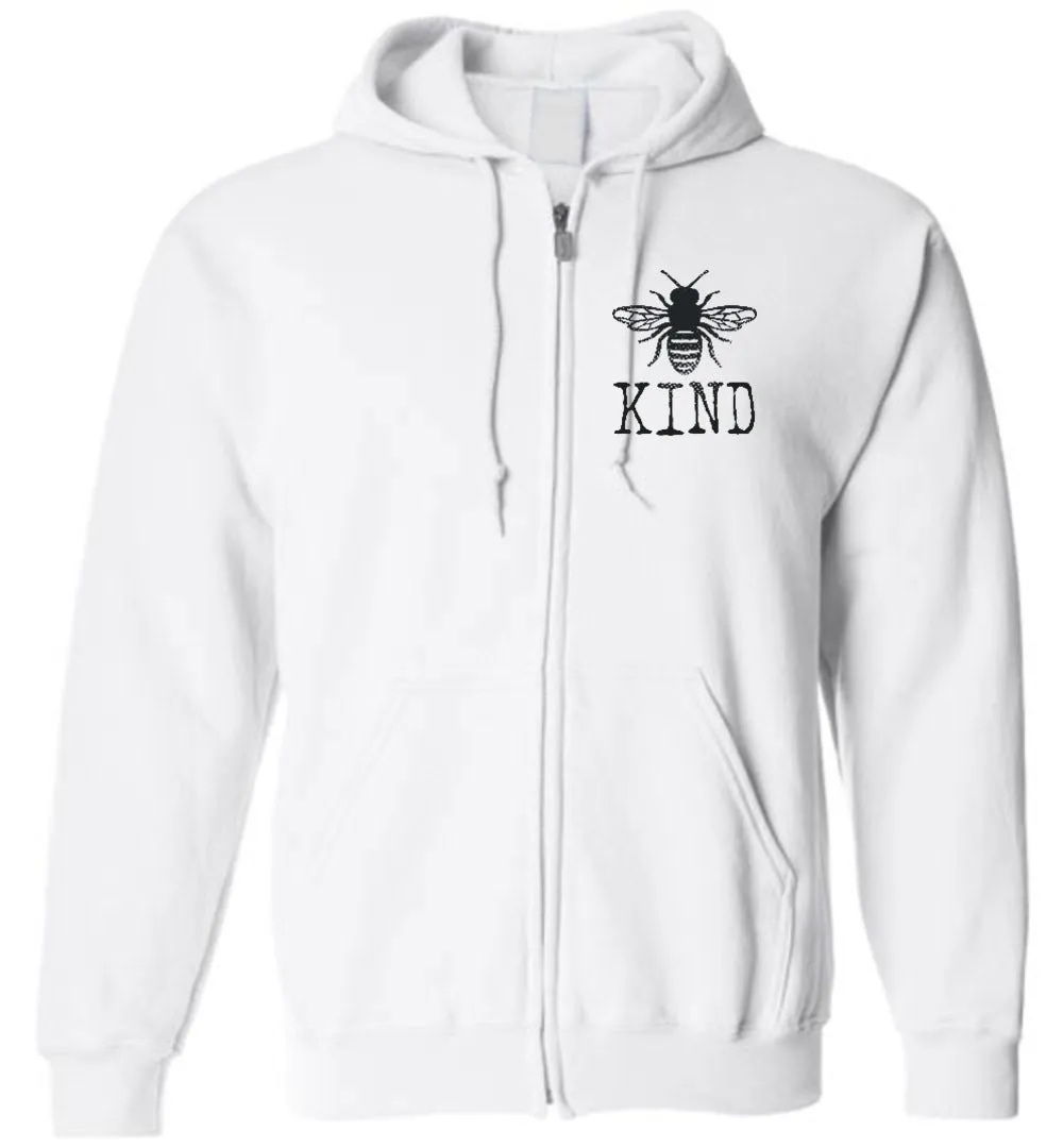 Bee Kind - Zip Hoodie