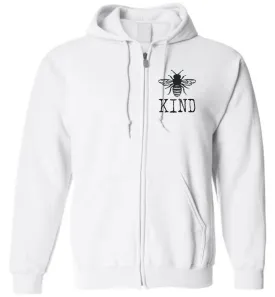 Bee Kind - Zip Hoodie