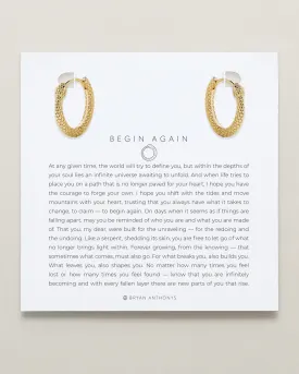 Begin Again Midi Hoop Earrings