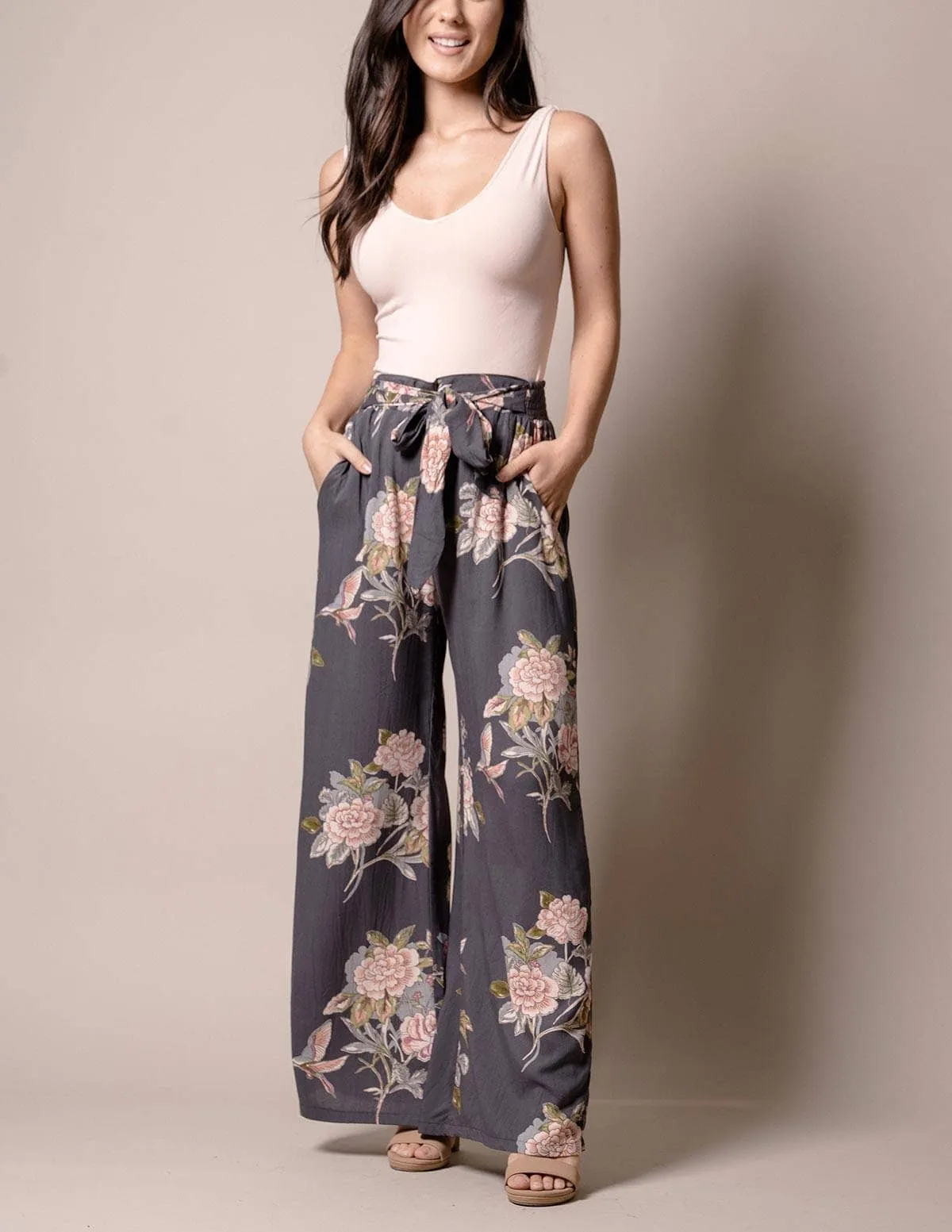 Bella Rose Pocket Pants