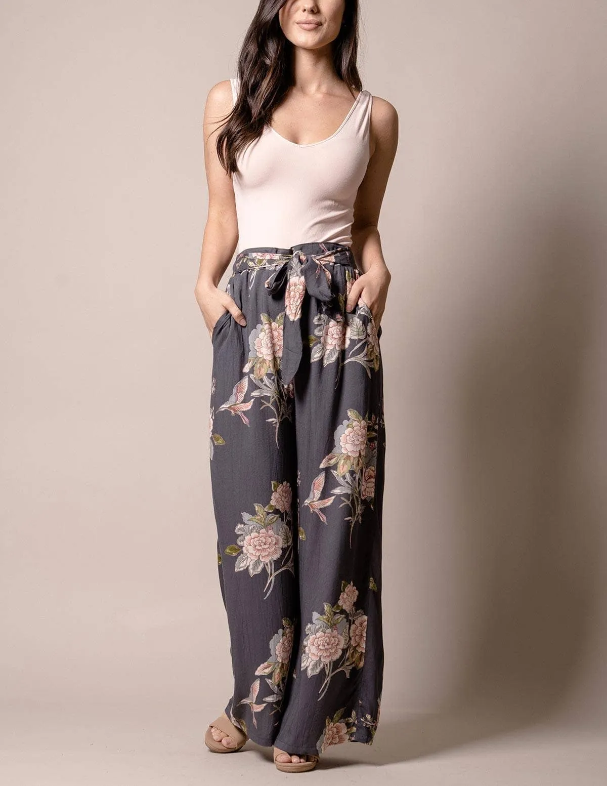 Bella Rose Pocket Pants