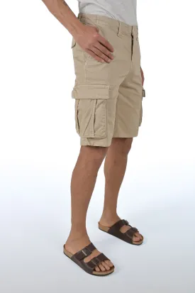 Bermuda in cotone regular Cargo Beige SS24