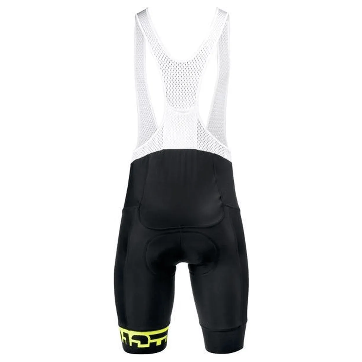 Bioracer Team 2.0 Womens Cycling Bibshorts (Black/Fluo Yellow)