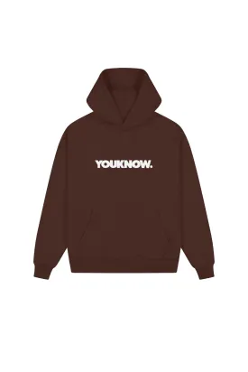 BLOCK HOODIE | BROWN