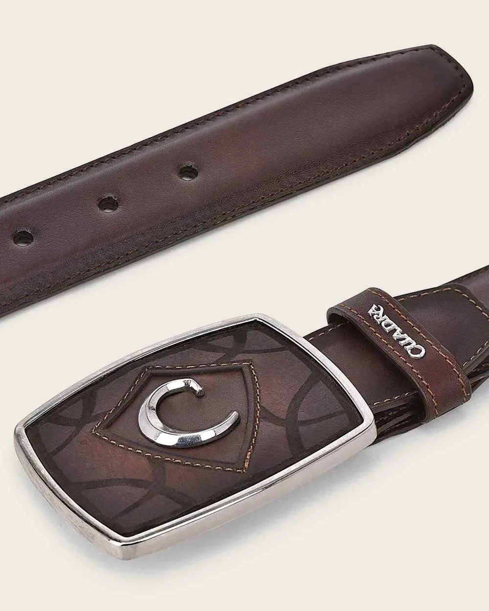 Brown western bovine Belt