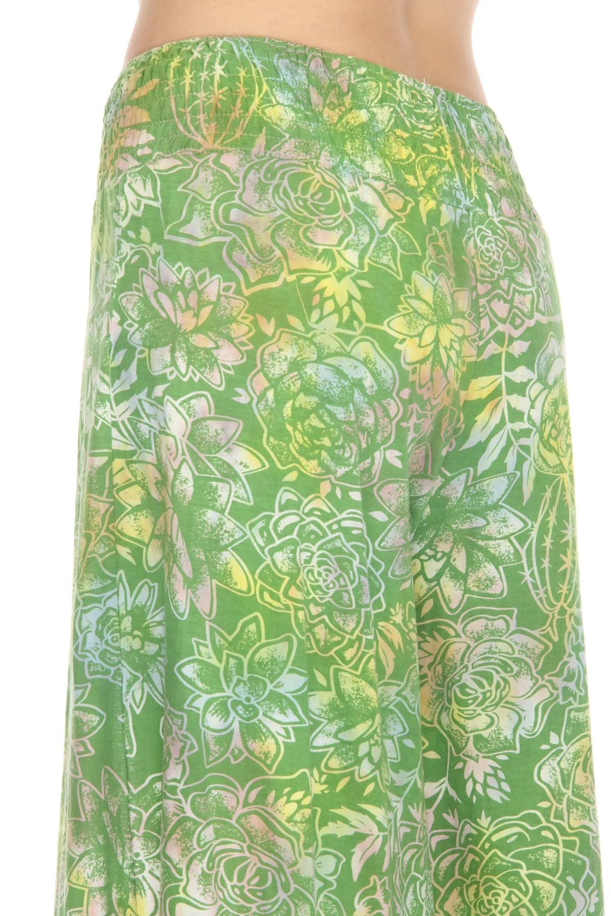 Cactus Garden Slit Pants