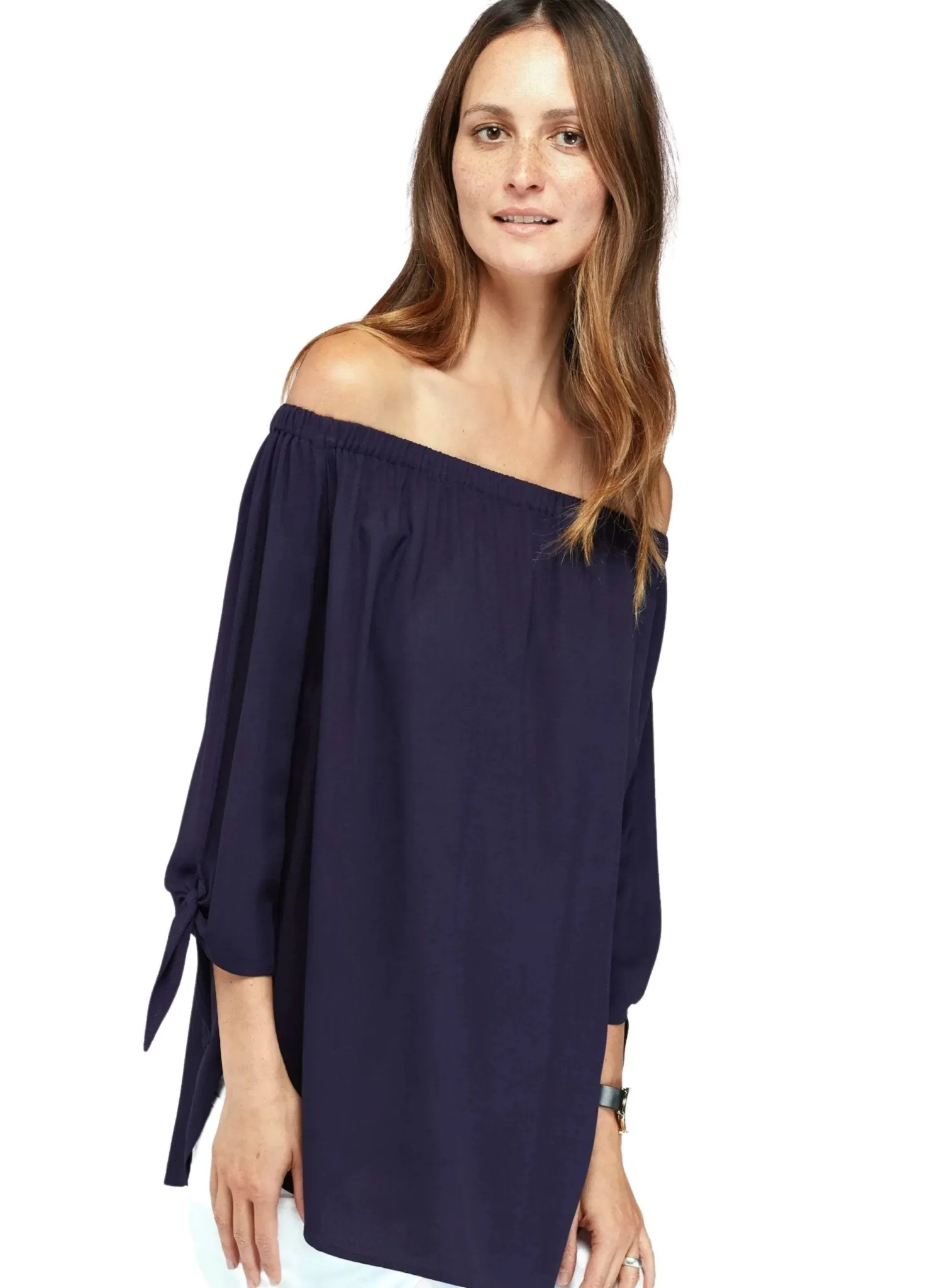 Caiti off-the-shoulder  Maternity Top