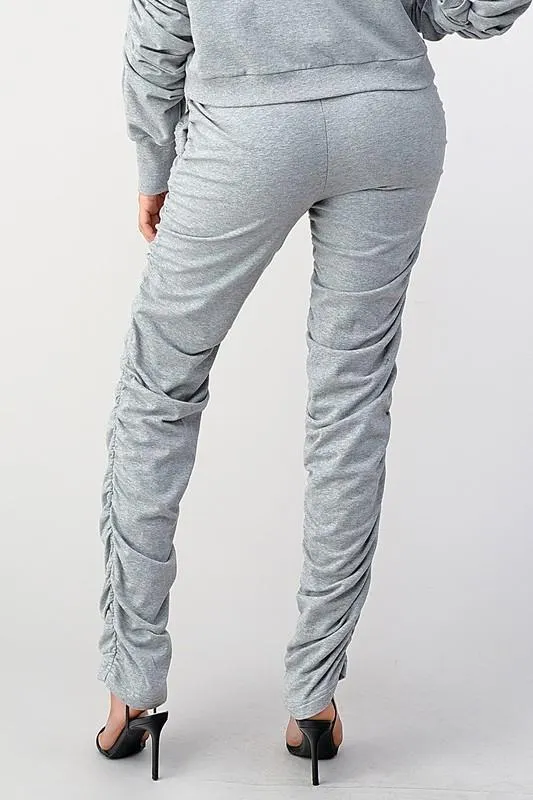 Chel's Stacked Detail Joggers