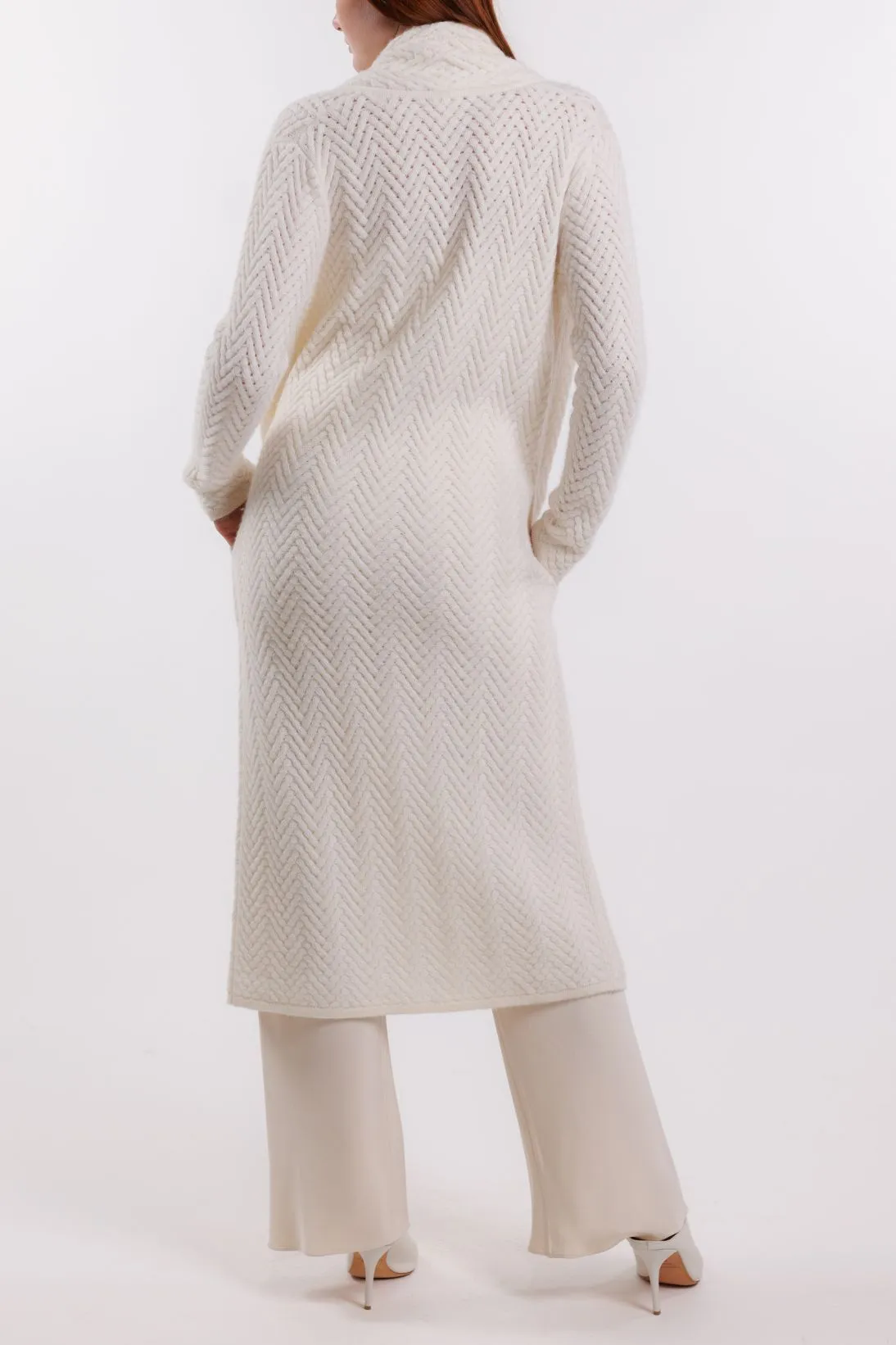 CHEVRON STITCH COAT