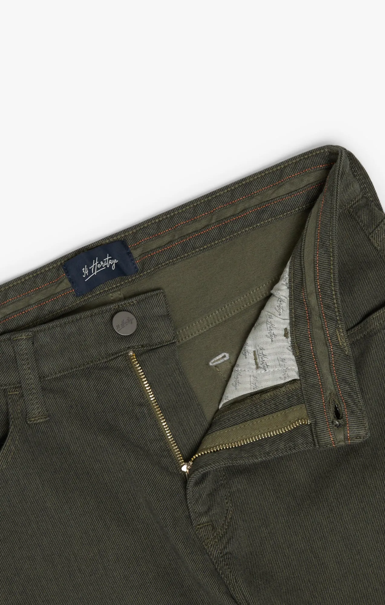 Cool Tapered Leg Pants in Forest Diagonal