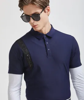 Cooling Cutback Euro Honeycomb T-shirt - Dark Blue