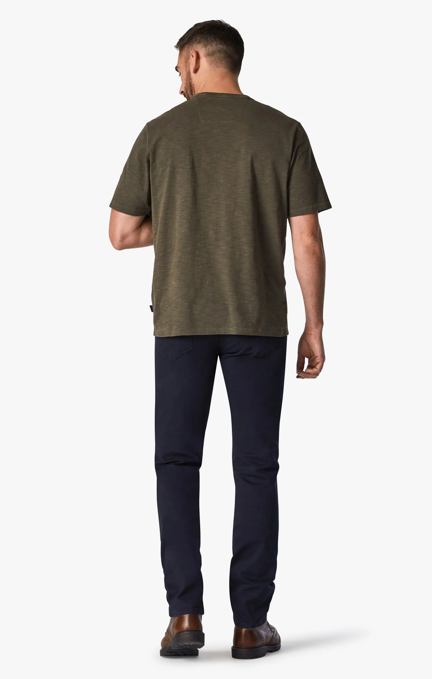 Courage Straight Leg Pants in Navy Twill