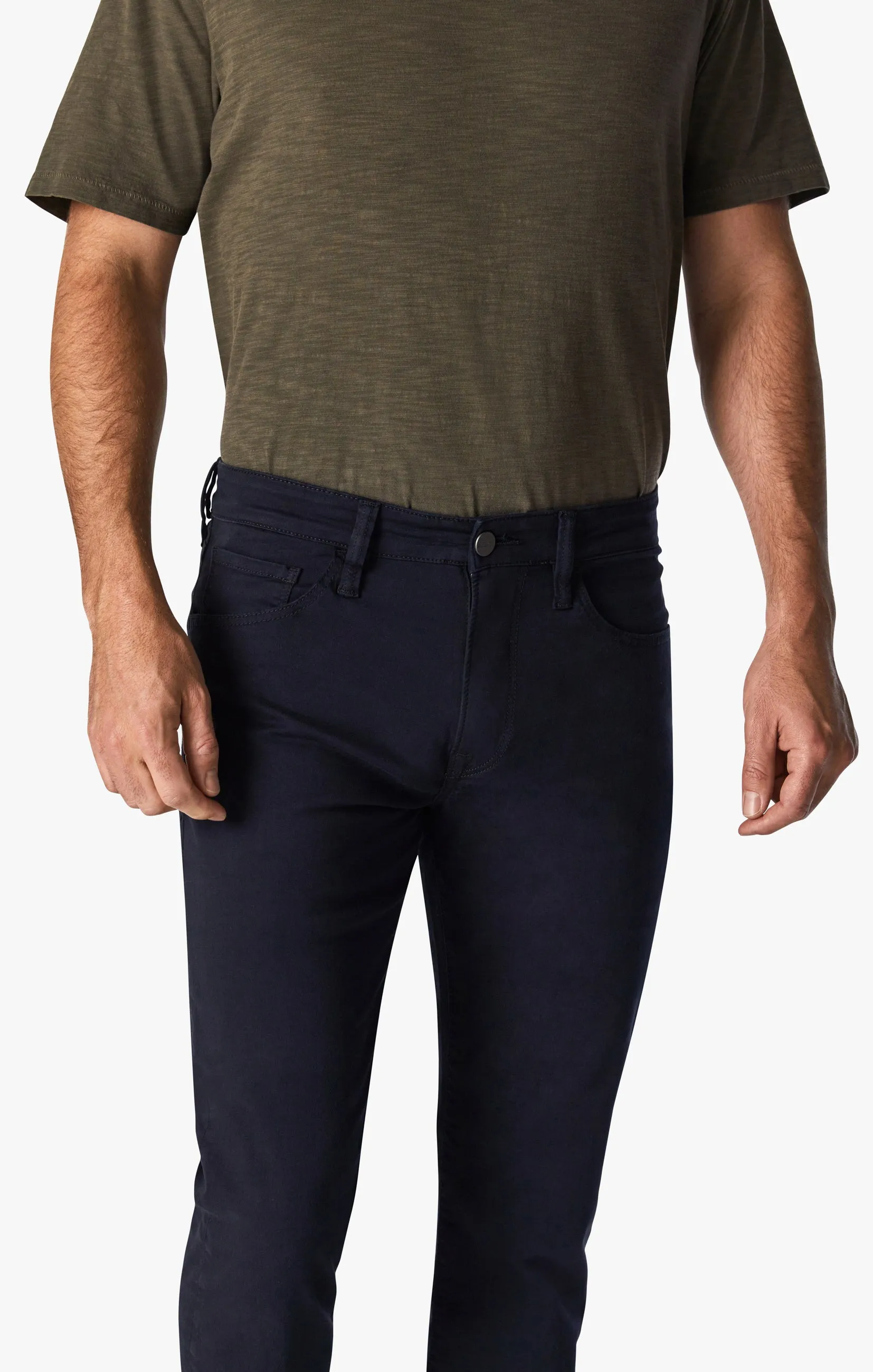 Courage Straight Leg Pants in Navy Twill