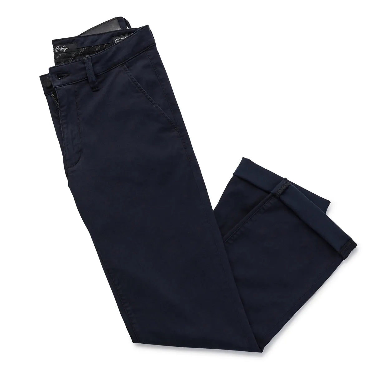 Courage Straight Leg Pants in Navy Twill