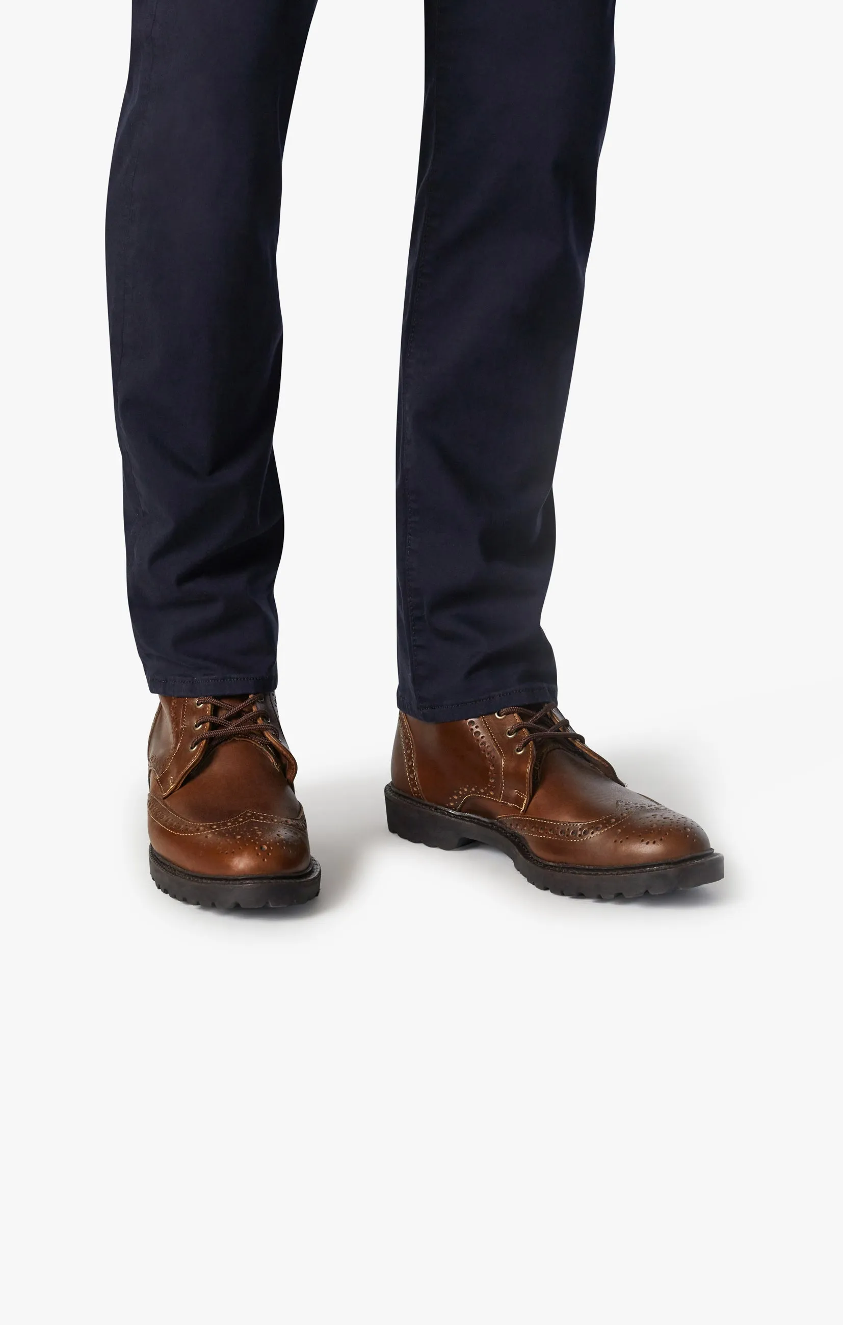 Courage Straight Leg Pants in Navy Twill