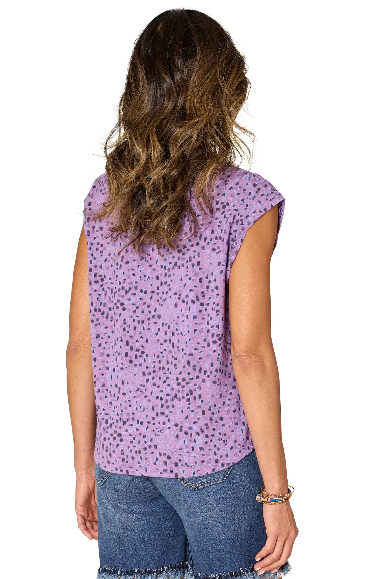 Democracy Flocked Print Tank