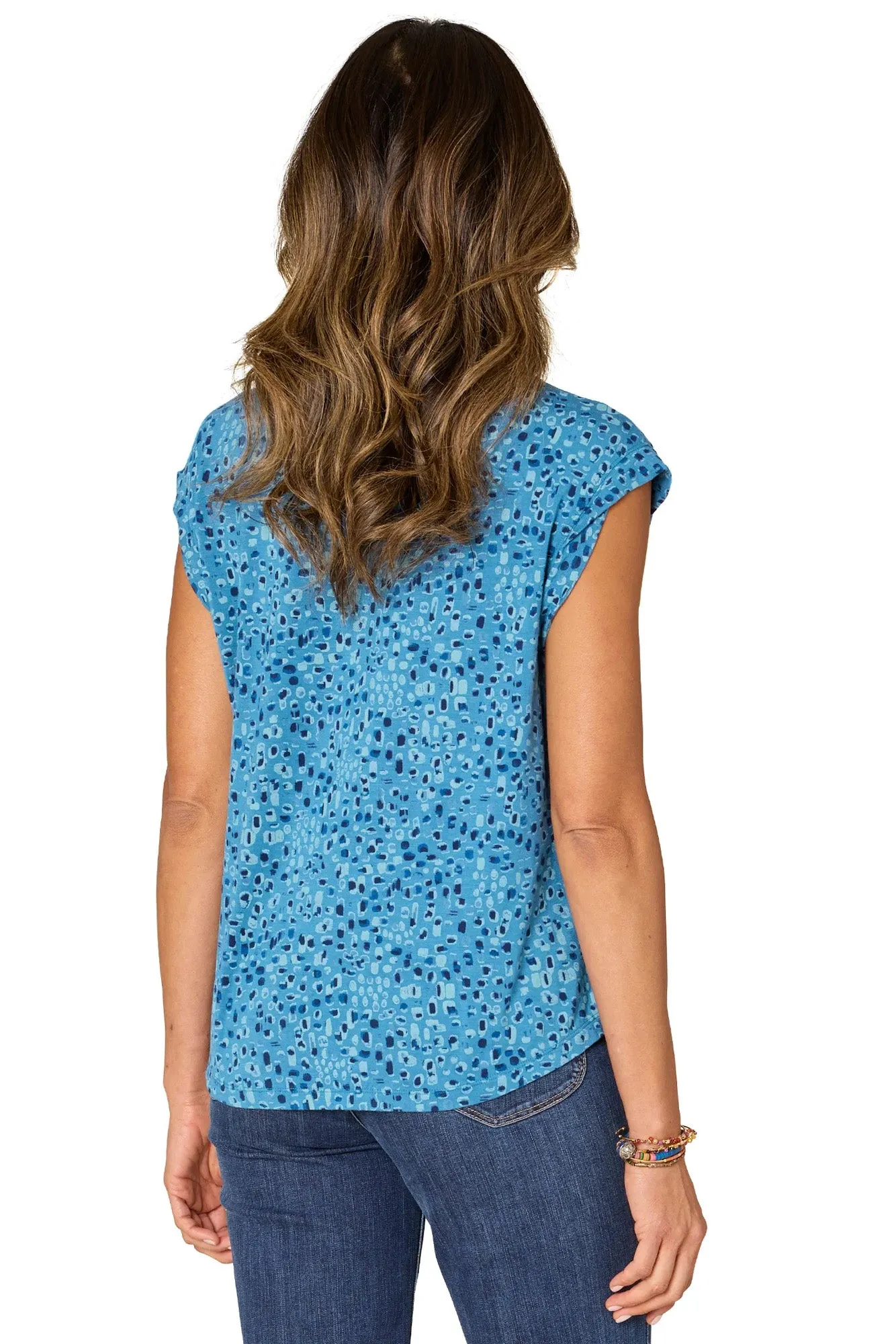 Democracy Flocked Print Tank