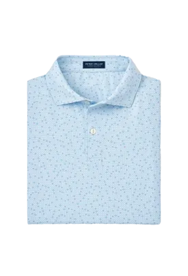 Diamond In The Rough Perf Polo Blue Frost