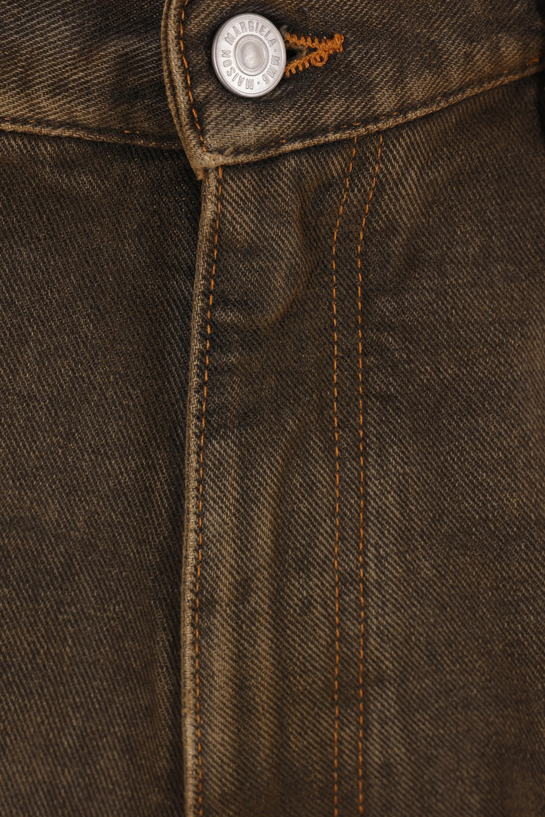 distressed denim jeans