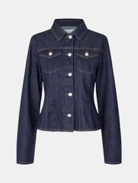 Enevelyn Shirt L/S Dark Blue Rinse