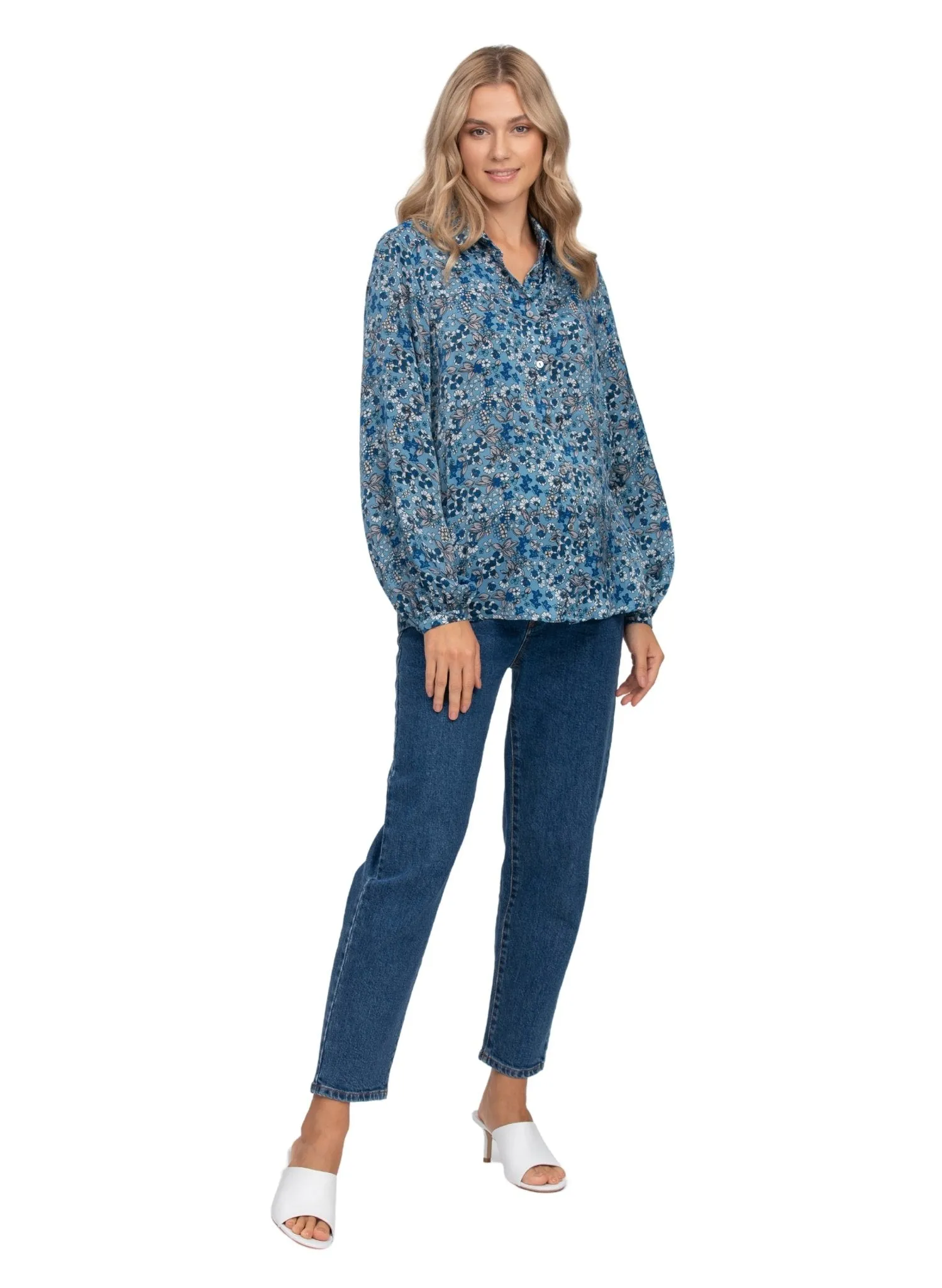 Erica Maternity Shirt - Pottery Disty