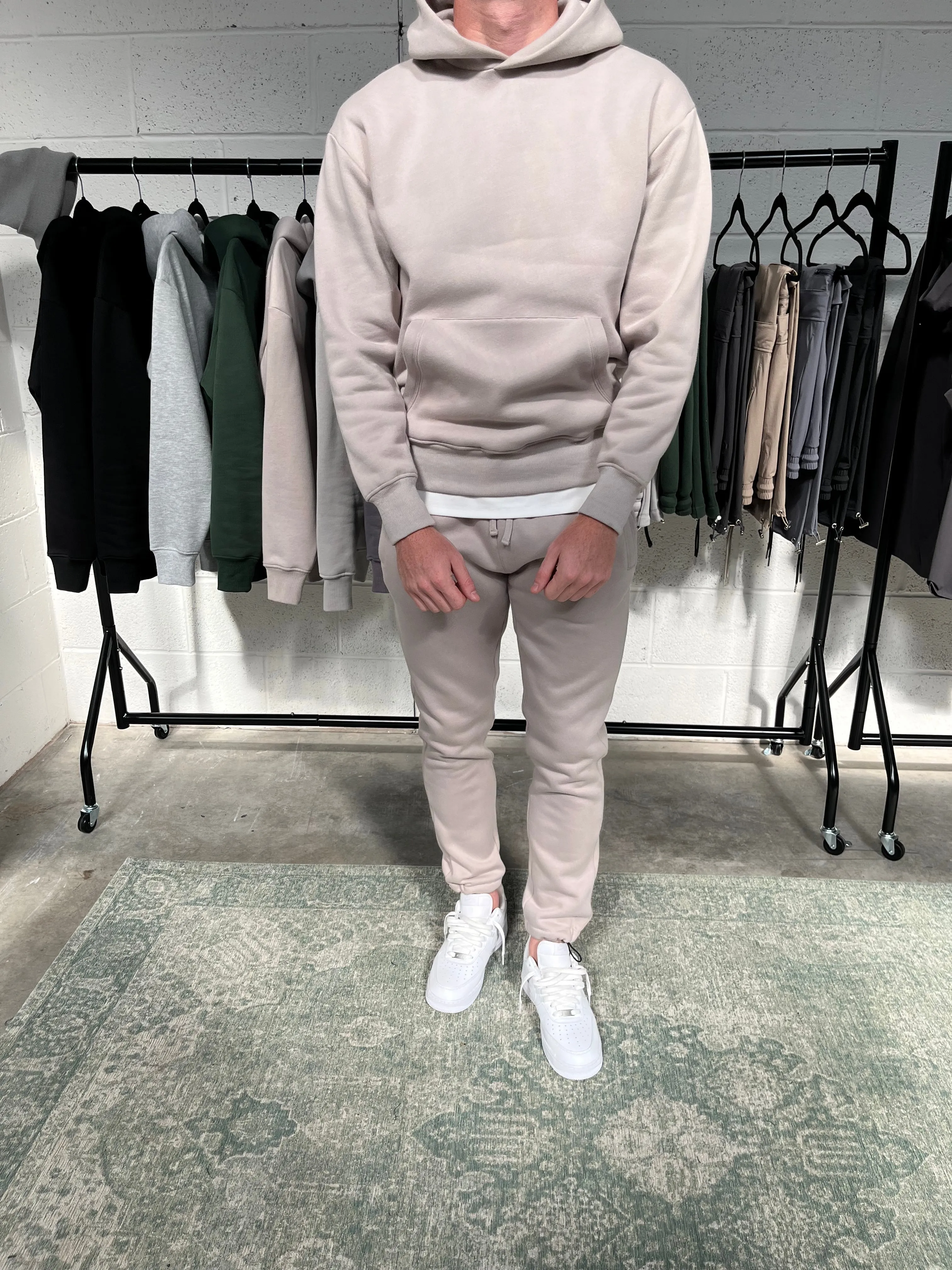 Essential Beige Hoodie