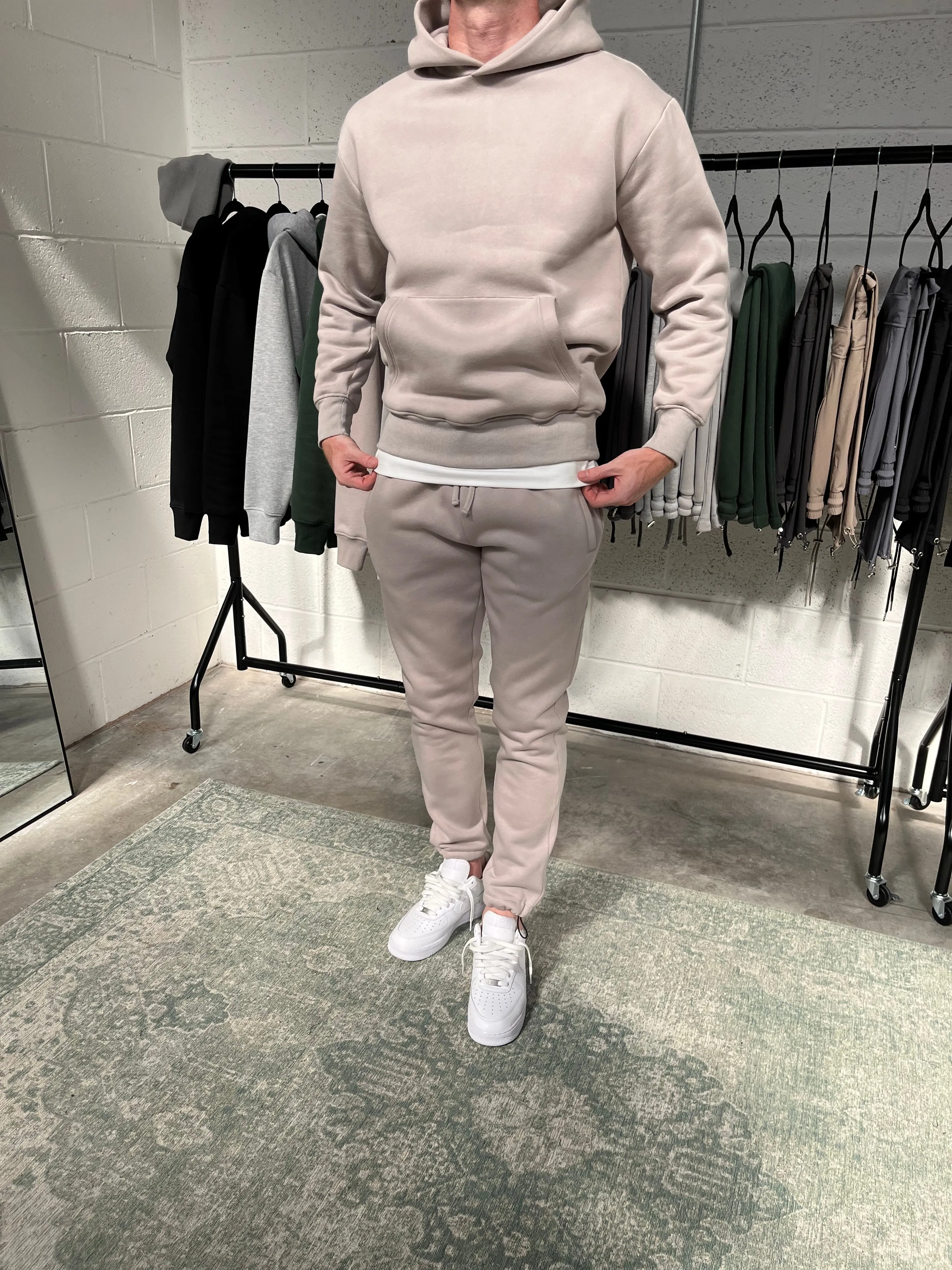 Essential Beige Hoodie