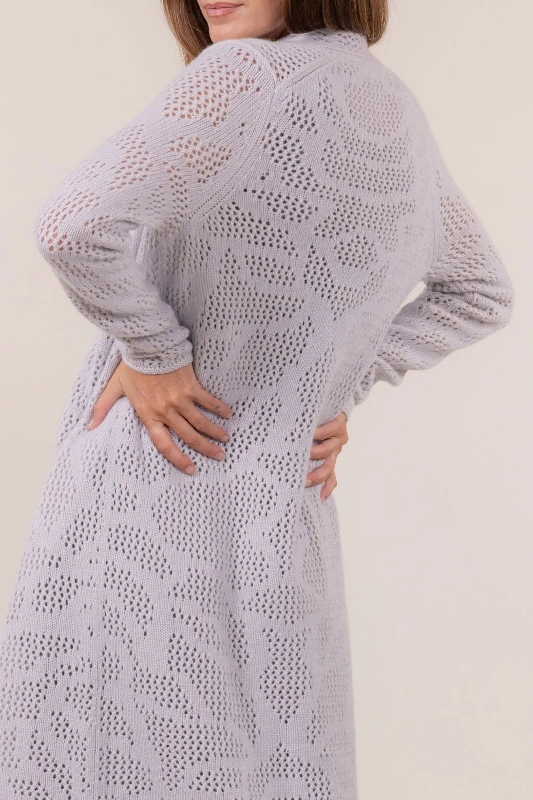 FANCY MESH CARDIGAN