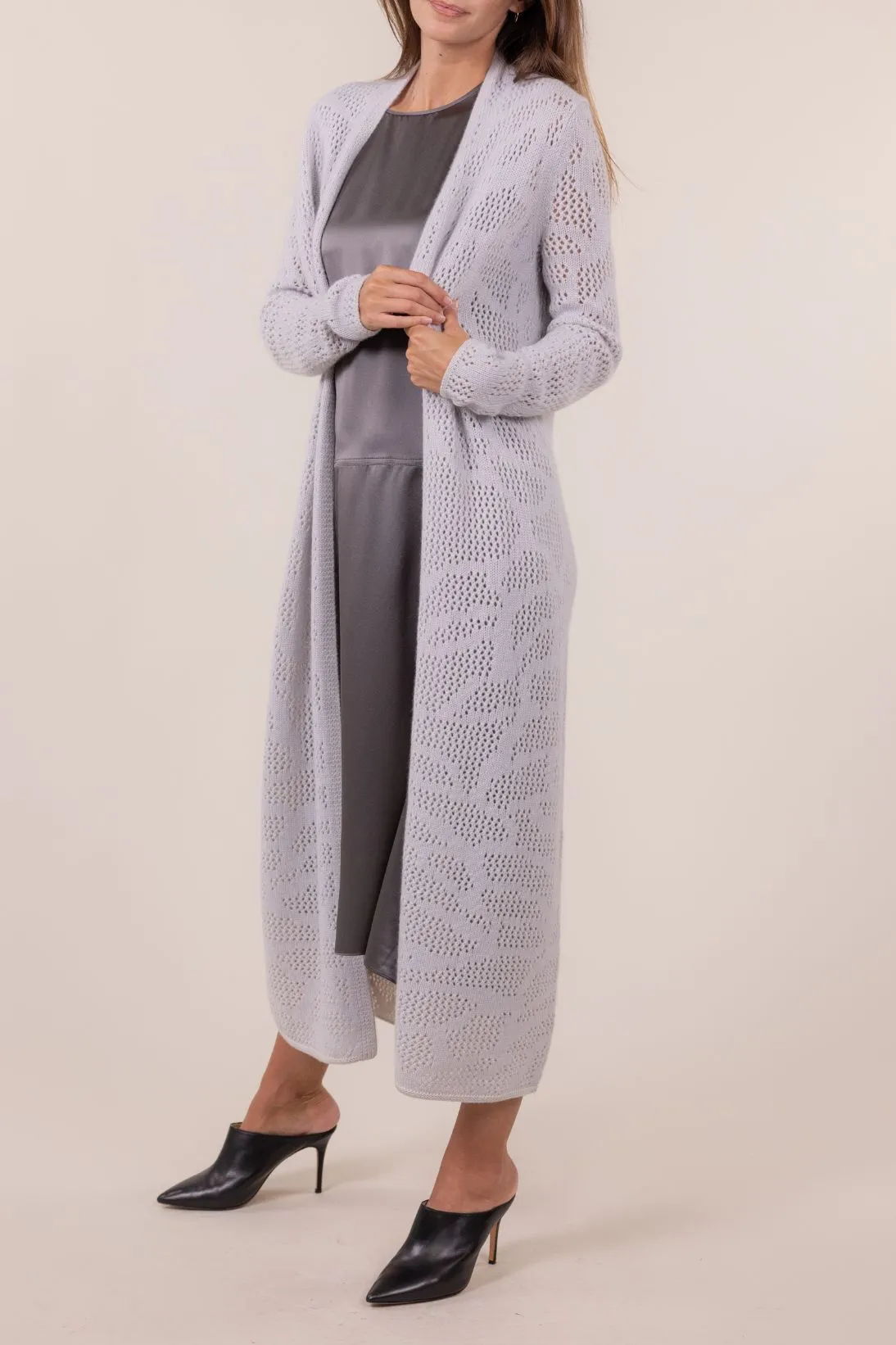 FANCY MESH CARDIGAN
