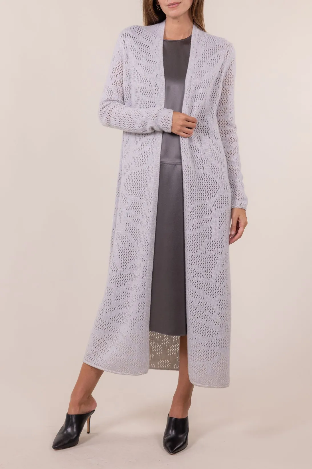 FANCY MESH CARDIGAN